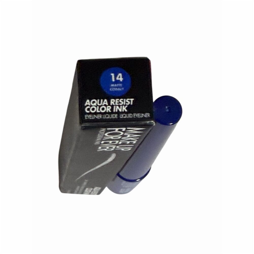 MAKE UP FOR EVER Aqua Resist Blue Liquid Eyeliner Waterproof Matte in COBALT - Picture 4 of 8